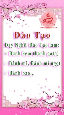 Đào tạo, dạy nghề làm bánh kem, bánh ngọt, bánh mì