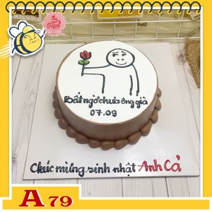 Bánh kem sinh nhật đơn giản A79 bất ngờ chưa bà già bày đặt sinh nhật Bánh kem sinh nhật đơn giản A79 bất ngờ chưa bà già bày đặt sinh nhật