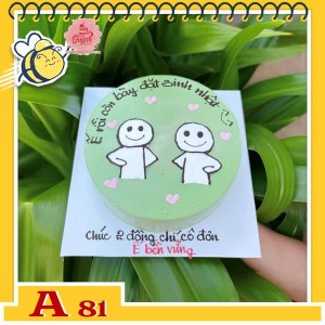 Bánh kem sinh nhật đơn giản A81 ế mà bày đặt sinh nhật Bánh kem sinh nhật đơn giản A81 ế mà bày đặt sinh nhật