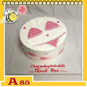Bánh kem sinh nhật đơn giản A85 bikini xinh xinh dui dẻ